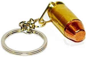 COBRA TACTICAL SOLUTIONS Portachiavi in ottone con cartuccia a proiettile di precisione .308 .223 FN5.7 .45ACP 7.62x39mm