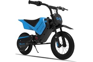 ‎EVERCROSS EVERCROSS EV05M Children's Electric Motorcycle, 150 W Electric Motorcycle, 8/16 km/h Speed Mode & 10 km Long Distance Electric Motorcycle, 12 Inch Moto Cross for Children from 3-12 Years