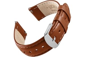 Archer Watch Straps - Cinturini per Orologi a Sgancio Rapido in Pelle Pieno Fiore