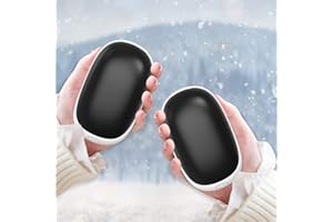 gabless Chauffe-Mains Rechargeable 10000mAh, Chauffe Main Reutilisable, Chauffe Main Electrique, Chaufferette Electrique Chaufferette de Poche pour Extérieur, Cadeau d'hiver pour Enfants Femmes Homme