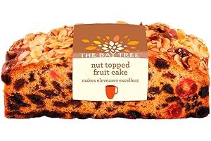 The Bay Tree Mixed Nut Topped Fruit Cake – 310g | Rich, Moist, Fruity and with Whole Nuts | Handcrafted British Cake | Great for Gifting, Afternoon Tea & Special Occasions