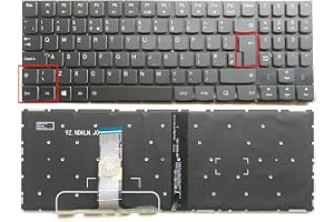 XINDIKBHUB brittiskt tangentbord för Lenovo Legion Y530 Y530P Y530-15ICH Y530-15ICH Y540-15IRH Y540-17IRH Y545-PG0 Y7000P Y7000P-1060 bärbar dator - med bakgrundsbelyst