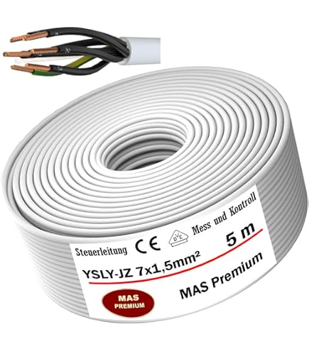 Lapp Ölflex Classic 110 CY Steuerleitung – 10 M, 7x1,5 Mm², Geschirmt, Transparent, Für Industrie