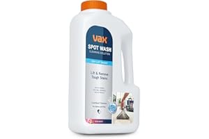 Vax SpotWash Oxy-Lift 1.5L Spot Cleaning Solution, Upholstery Carpet Stain Remover Shampoo, Rose Burst Scent, Breaks Down and Lifts Tough Stains, ‎1-9-143106, White
