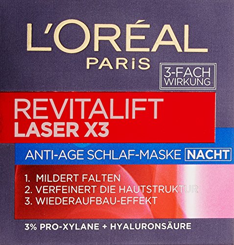 L’Oreal Paris Gesichtscreme Revitalift Laser X3 Anti Aging Gesichtspflege Nacht 50ml - 4