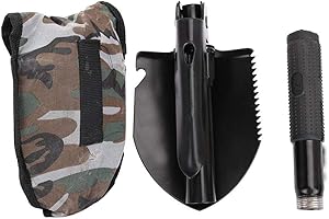 CLASKEN Multifunctional Shovel, Foldable Spade, Foldable Design, Wide Variety of Uses, Mountain Climbing Exploration for Tenting Camping