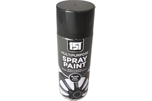Wilsons Direct 151 Multi Purpose Spray Paint 400ml Black Matt