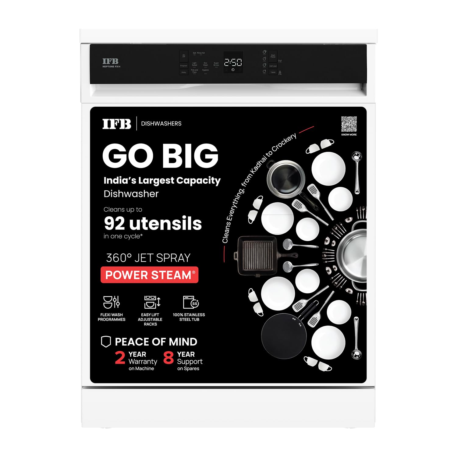 IFB 14 Place Settings Dishwasher Review with DeepClean Technology for Indian Utensils