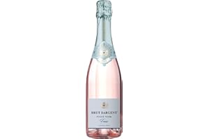 ‎BRUT DARGENT Brut Dargent Free Pinot Noir - Qualitativ hochwertiger Alkoholfreier Pinot Noir Rosé Sekt aus Frankreich - Ohne Alkohol (1 x 0.75 L)