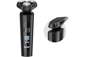 SweetLF Afeitadora Electrica Hombre, Maquina de Afeitar Hombre con Recortadora de Barba Recargable Impermeable Húmedo y Seco Afeitadora Hombre con Cerradura de Viaje