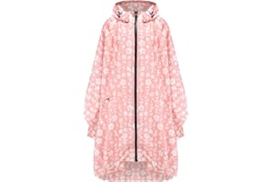 Freiesoldaten Donne Impermeabile Poncho Pioggia Elegante Riutilizzabile Leggero All'aperto Impermeabili Giacca da Pioggia con Cappuccio