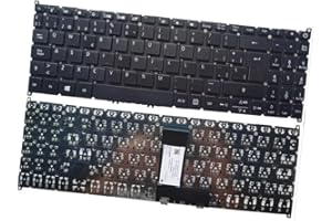 AKGIFT Teclado de Computadora Portátil Compatible para Acer Aspire 5 A515-54 A515-54G A515-52 A515-52G Español Sin Retroiluminación