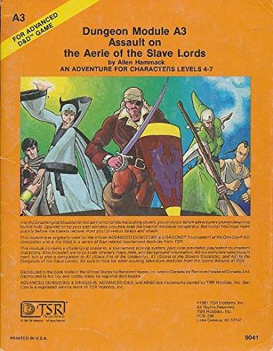 Preisvergleich Produktbild Dungeon Module A3 : Assault on the Aerie of the Slave Lords