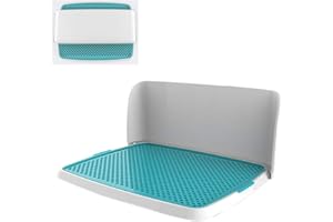 ADASP Bacs à litière pour Chien Litière pour animaux de compagnie pliante Support de coussin de formation Toilette pour chien d'intérieur avec couvercle mural pliant Système de toilettes à 3 couches avec