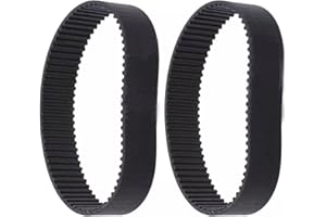 Newyuan HTD 225-3M-17 75 Lot de 2 courroies haute résistance compatibles avec Bosch PBS75A-GBS75A-GBS75AE, Silvercrest, Parkside Pebs 900