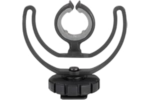 Sgerste per Rode Videomicro e Videomic Me microfono shock mount staffa di supporto 3/8 femmina a vite della fotocamera montaggio