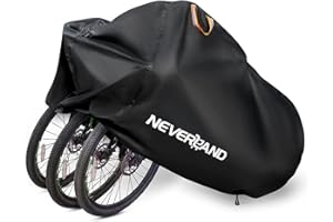 NEVERLAND Funda de Bicicleta Impermeable para 3 Bicicletas Funda Bicicletas Exterior Cubierta Protector Cubre Bicicletas para Bicicleta de Montaña y Bicicleta de Carretera Resistente a Prueba de UV