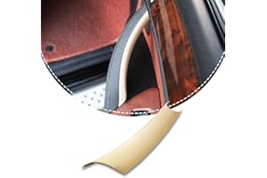 TZYSZDB Copertura Esterna della Maniglia della Portiera per BMW X5 E70/E70 LCI (2008-2013) X6 E71 E72 (2008-2014), Coperchio di Protezione della Porta Interna Lato Sinistro (Destra Giallo)