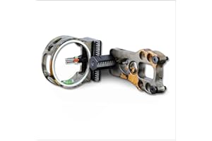 wolfman Archery Compound Bow Sight 3 Pin 0.029" Fiber Optics Micro Adjustment Bow Sight Hunting Sight for Archery Accessories Left Hand Right Hand