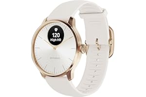 ‎WITHINGS Withings ScanWatch Light – Hybrid Smartwatch, 24/7 Herzüberwachung, Aktivitätstracking, Zyklusverfolgung, Schlafüberwachung, Connected GPS, 30 Tage Akkulaufzeit, Android & Apple kompatibel