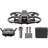 DJI Avata 2 Fly More Combo (Three Batteries)- 26 Dakika U&ccedil;uş S&uuml;resi, 4K 60 FPS &Ccedil;ekim, Gri | Goggles 3 ve RC Motion 3 dahil, s
