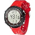 10 ATM Waterproof Sports Watch for Swimming and Diving, with Functions of Chronograph, Stopwatch, Timer, Countdown, Calendar, Dual Time Zone Display, Alarm Clock, 12 and 24 Hour Format Switchable