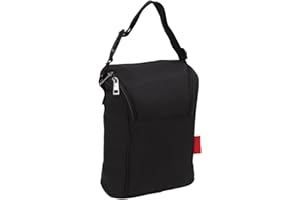 gernie Isolierte Tasche, Kühltasche für Babyflaschen, Große Kapazität, für Kindertagesstätte, Reisen, Einkaufen (Schwarz)