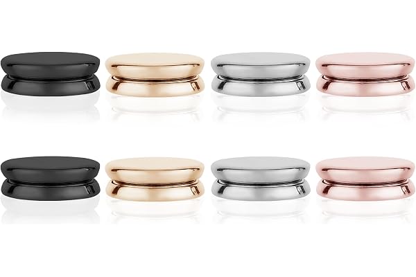 8st Magnetiska Hijabnålar, Starka Magnetiska Knappar för Flera Användningsområden Brosch Utan Stift Halsdukslås Utan Snäcka Kläder för Kvinnor(Oblat Stil)