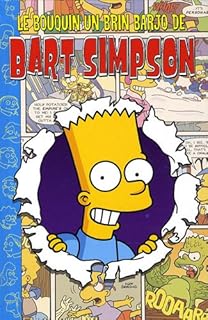 jaquette livre Le bouquin un brin barjo de Bart Simpson