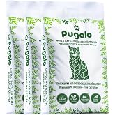 Pugalo Premium Tozsuz Kedi Kumu,%100 Doğal, Hızlı Topaklaşma, Koku Hapseden Form&uuml;l, 10 LT