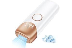 BEAURIS Ice Cooling IPL Laser Hair Removal Device, Upgraded 3-in-1 Functions Hair Removal Device, 9 Energy Levels, 999,900 Flashes, Painless Laser Hair Remover for Women Men Facial Bikini Line Armpits Body