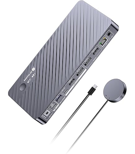 Anker Docking Station KVM-switch voor desktop-pc en laptop, dual