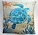 Produktbild 1 Kissenhülle Schildkröte Maritim Seestern 44 x 44 cm Kissenbezug Wohnen Deko GBUS C12