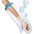 Waterproof Arm Cast Cover for Shower Adult Short,Soft Comfortable Watertight Seal to Keep Wounds Dry,Bath,Bandage Protector Cover Perfectly Broken Hand,Wrist,Finger,Elbow with No Mark on Skin Reusable