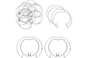 TPZORJX Pack of 25 Snap Rings for GU10 MR16 Diameter Downlight Retaining Spring Rings Clips LED Halogen Lamp Holder 50 mm Recessed Spotlight GU10 Recessed Spotlight 50 mm