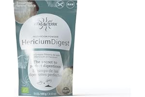 HIFAS DA TERRA - Hericium Digest 100% Polvo de Melena de León - Superfood Polvo de Hongos - 100 g
