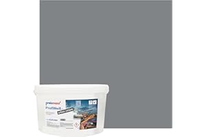 Preismaxx Profiweiß urban colors, bunte Wandfarbe, grau, asphaltgrau, asphalt grey 2,5L, Innenfarbe, hohe Deckkraft Klasse 2, matt
