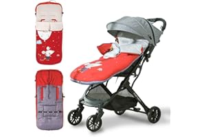 Interbaby Saco Silla Paseo Universal Saco Bebe Invierno Suave, Cálido, Afelpado | Saco Carro Bebe Invierno Desmontable, Doble Apertura, Lavado Fácil, Materiales Antialérgicos