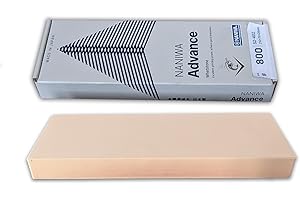 Sanelli Ambrogio, Naniwa Super Stone, Pietra Affilacoltelli Professionale, Grana Media #800, Ideale per l'Affilatura di Coltelli Normali, con Alta Forza di Lucidatura, Splash&Go, Made in Japan