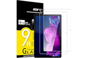 NEW'C Lot de 2, Protection Écran en Verre Trempé pour Lenovo Tab P11 11", Film Protection écran - 0,33mm HD Ultra Transparent - Dureté 9H Glass