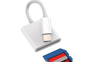 KEFIANY iPhone15 Pro Max USB C Auf Sd Kartenleser Card Reader Adapter Kompatibel für Samsung Google Apple MacBook Plus iPad10、Air4/5、Mini6、12.9 Type C Karte Leser Switch Kabel Splitter Kartenlesegerät tp