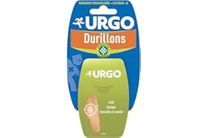 Urgo - Traitement Durillons - Pansement hydrocolloïde + glycérine - Boîte coulissante - x5 pansements