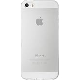KZY İLETİŞİM Apple iPhone 5S ile uyumlu Kapak 1mm Şeffaf Silikon Kılıf