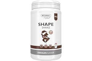 ‎MEGAMAX NUTRITION MEGAMAX Shape Shake Schoko – Abnehmshake & Eiweißpulver, Mahlzeitenersatz Shakes mit Glucomannan, Proteinshake zum Abnehmen - Low Carb Diät Drink und Diät-Shake zur Gewichtsabnahme