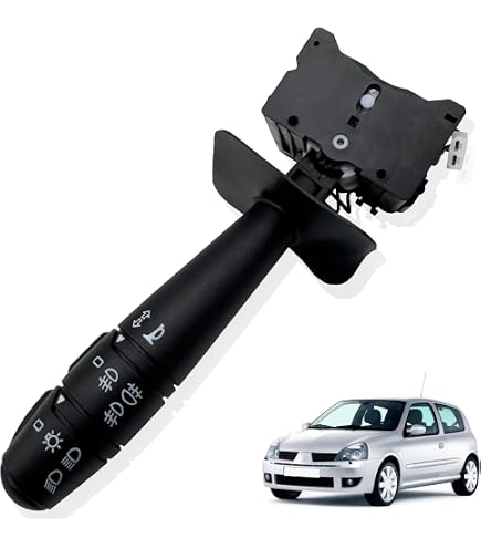 Commodo Commutateur Colonne De Direction Phares Klaxon Clignotants - Compatible R19 Clio I Espace II