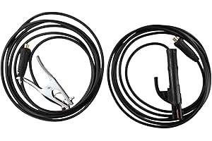 YUANPGKY Cable soldador tierra abrazadera 300A para máquina inversor de soldadura ARC MMA equipo de soldadura de arco (16 pies/5 m)