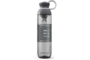 Promixx FORM Protein Shaker Bottle for Protein Shakes Infusions and Hydration - Durable Gym Shaker Bottle, Leakproof Lid, Odourless - 760ml / 26oz (Graphite Gray)