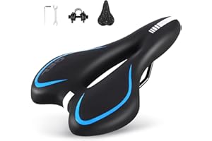 ENJOHOS Siodełko rowerowe, wodoodporne siodełko do roweru górskiego, poduszka rowerowa nadaje się do roweru górskiego MTB, roweru składanego, roweru szosowego