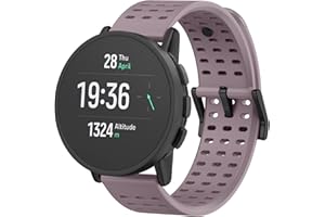 U-LIMVE Pasek do zegarka Suunto 9 Peak Pro 9 Peak / 5 Peak/Race/Vertical, 22 mm silikonowy pasek zastępczy QuickFit do Garmin Venu 3, Venu 2, Vivoactive 4, Forerunner 265, Forerunner 255