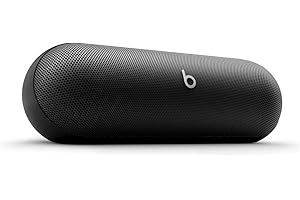 Beats Pill (Latest release)-Portable Bluetooth Speaker, Up to 24H Battery Life, Water Resistant, Bluetooth, Apple & Android Compatible, Seriously loud sound for home, outdoor & travel- Matte Black